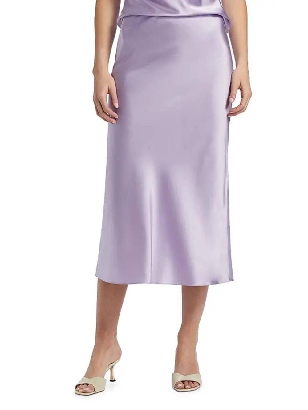 Veronica Beard Clover Silk Satin Midi Slip Skirt NWT - Picture 2 of 14